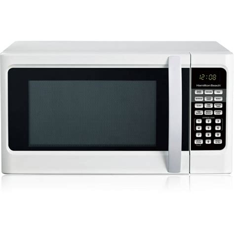 Hamilton Beach 1.1 Cu. Ft. Digital White Microwave Oven - Walmart.com - Walmart.com