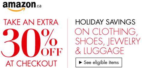 Amazon Canada Holiday Savings Event: Take An Extra 30% Off On Clothing ...