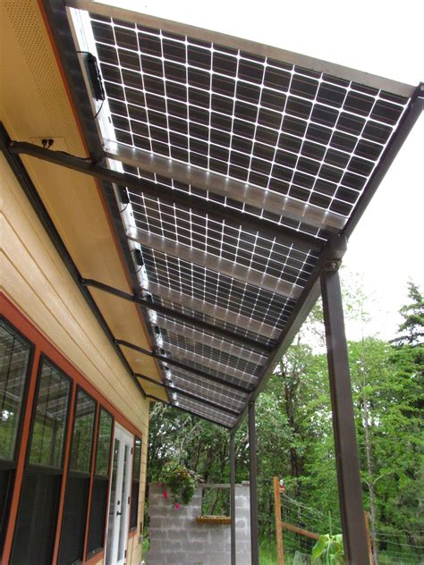 Solar Panels As Awnings - AWNING LPI