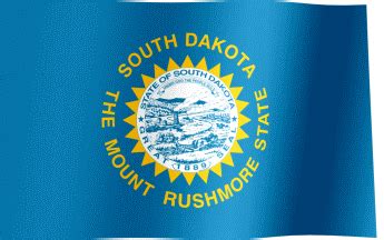 South Dakota Flag GIF | All Waving Flags