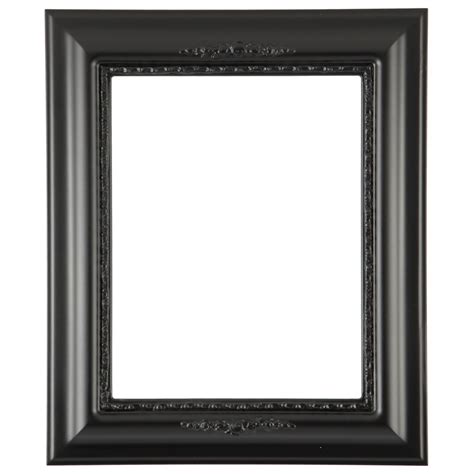 Boston Rectangle Picture Frame - Matte Black |Victorian Frames