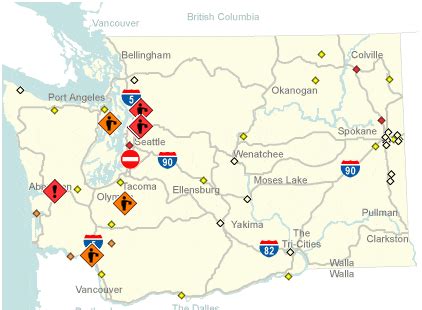 Washington statewide conditions of roads and highway closures. | Wide Load Shipping