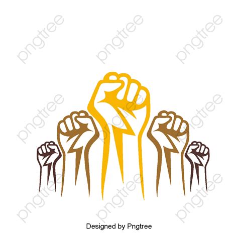 Unity Is Strength Creative Gesture Border Luminescent Hands Png ...