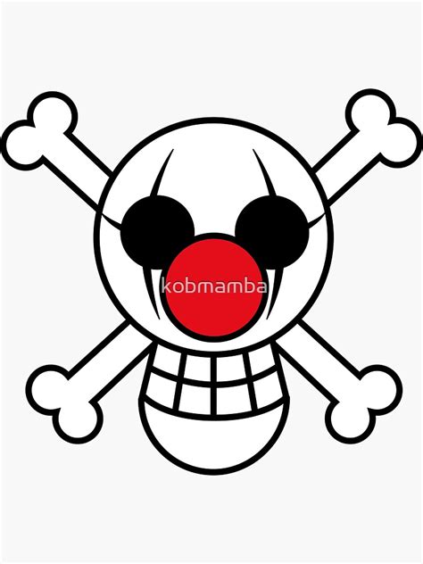 "Buggy Pirate Flag" Sticker for Sale by kobmamba | Redbubble