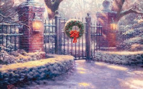 Thomas Kinkade Christmas Wallpapers (59+ images)