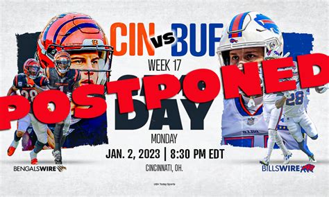 Bills vs. Bengals officially postponed after Damar…