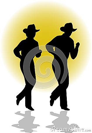 Country Line Dancing Couple/ai Stock Photos - Image: 6504773