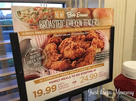 Try Bob Evans' new Broasted Chicken Tenders - Just Bein' Mommy