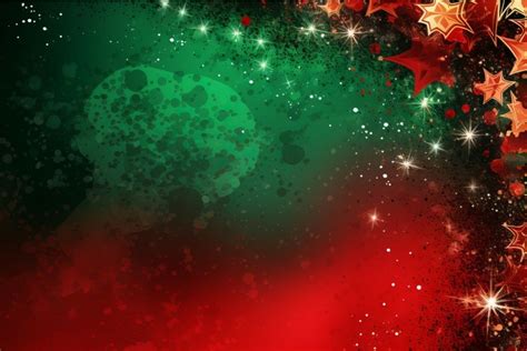 Christmas green red background. Generate Ai