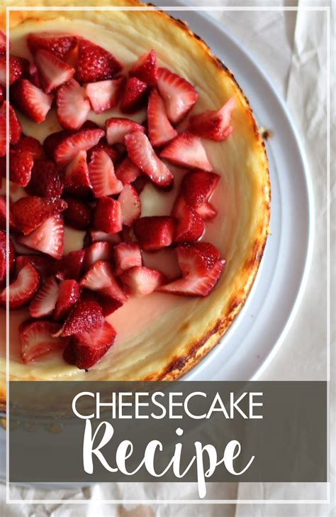 Cheesecake Recipe - Marguerites Cookbook