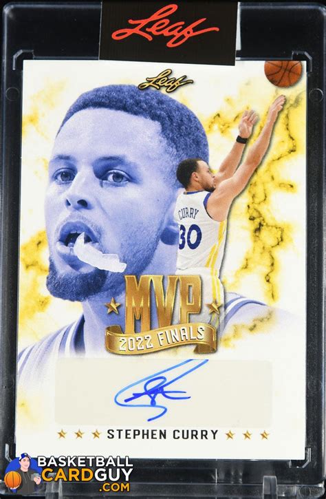 Stephen Curry 2022 Finals MVP Autograph Leaf Direct #/316 – Basketball ...