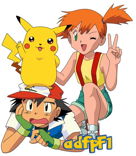 Ash, Misty y Pikachu by adfpF1.deviantart.com on @DeviantArt Wild ...