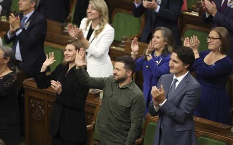 Canada's parliament, Trudeau and Zelensky give inadvertent ovation to ...