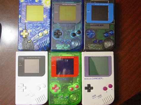 All available screen mods for the DMG : Gameboy