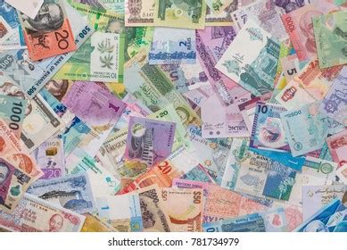 World Money Collection Different Countries Background Stock Photo 1451382917 | Shutterstock