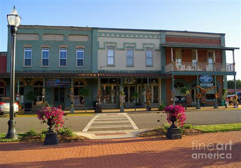 Plains Historic Inn and Antiques in Plains Georgia Digital Art by Kim ...