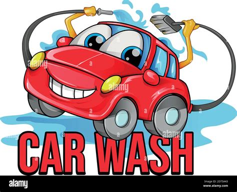 car wash cartoon. symbol vector illustration Stock Vector Image & Art - Alamy