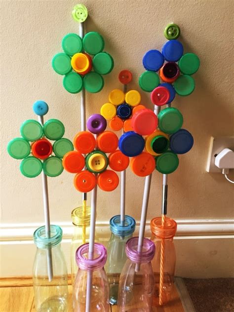 40 DIY Plastic Bottle Cap Craft Ideas - Buzz 2018