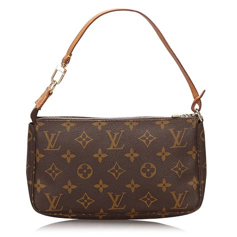 Louis Vuitton Vintage - Monogram Pochette Accessoires Bag - Brown ...