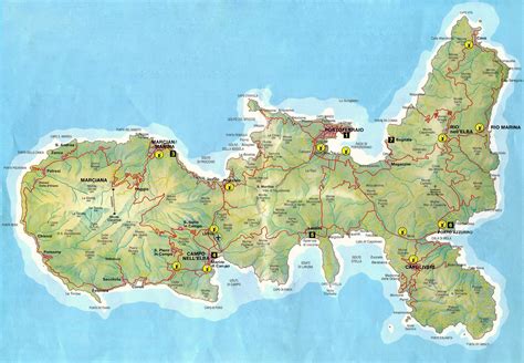 Elba Mapa | MAPA