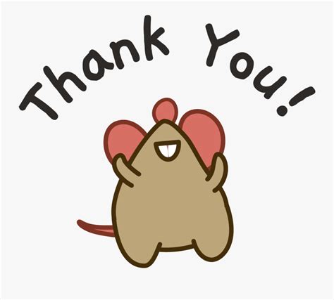 Thank You - Cartoon , Free Transparent Clipart - ClipartKey