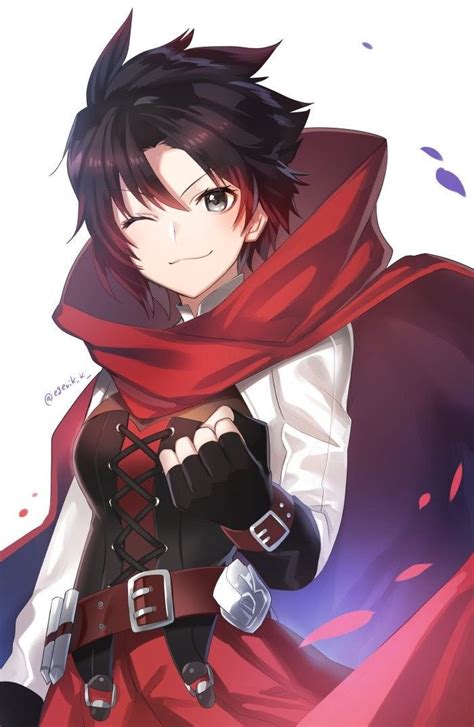 RWBY Volume 7 Fanart/Wallpaper: Ruby Rose, Art by egerik_k_ on Twitter ...