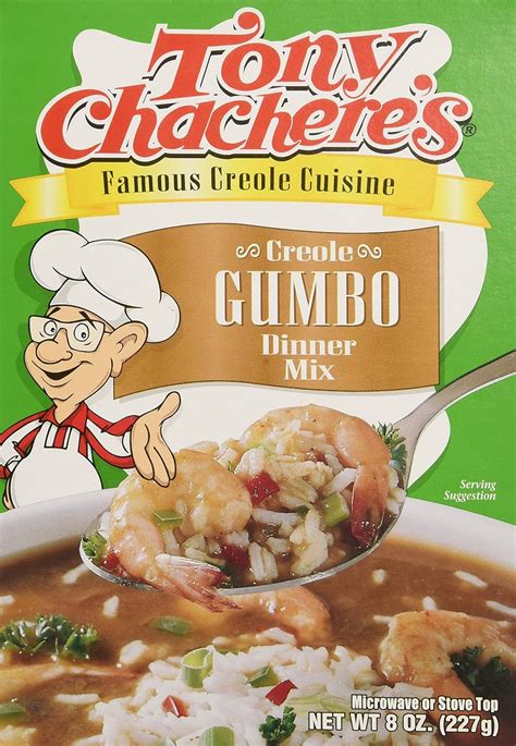 Amazon.com : Tony Chachere Rice Dinner Mix, Gumbo, 4 Count : Grocery ...