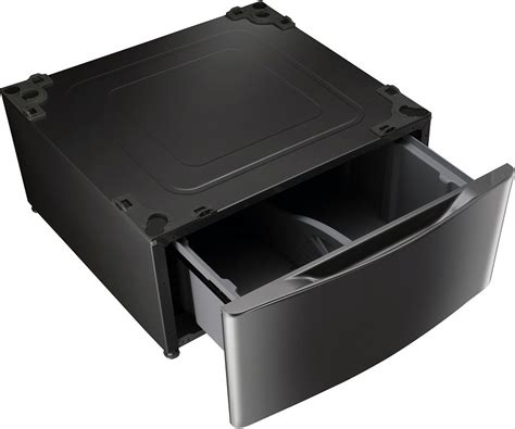 LG 14" Black Stainless Washer Or Dryer Pedestal - WDP4K