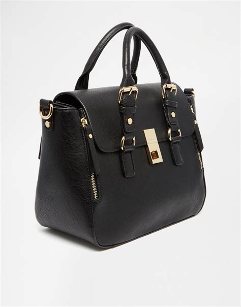 Dune Winged Tote Bag in Black | Lyst