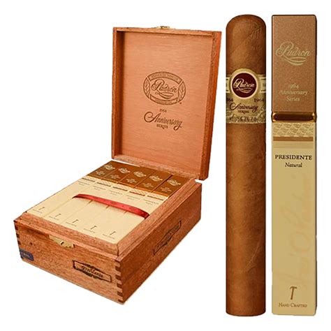 Padron 1964 Presidente Box Pressed Tubos | Natural Box