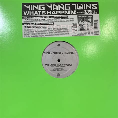 Ying Yang Twins - What's Happnin! / Salt Shaker (Remix) (12'') - FATMAN ...