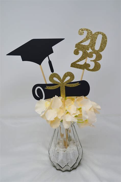 2024 Graduation decorations, Graduation Centerpiece Sticks, class of 2024, Graduation party ...