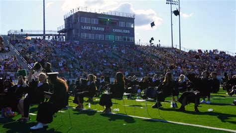 Lake Travis High School holds in-person graduation for the class of 2021