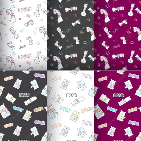 Premium Vector | Cute animals seamless pattern