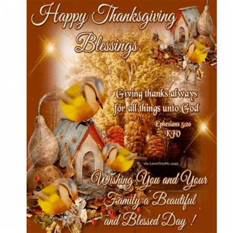 Happy Thanksgiving Blessings Gif For You And Your Family Pictures, Photos, and Images for ...