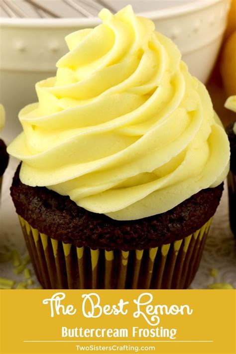 The Best Lemon Buttercream Frosting | Recipe | Lemon cream cheese frosting, Lemon buttercream ...