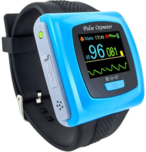 Bluetooth Wireless function Wearable Pulse Oximeter CMS 50FW Wrist ...