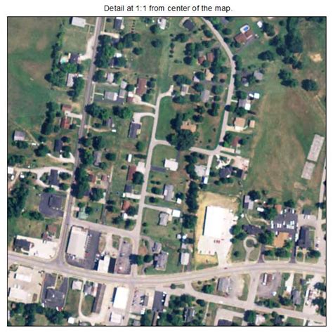 Aerial Photography Map of Whitesville, KY Kentucky