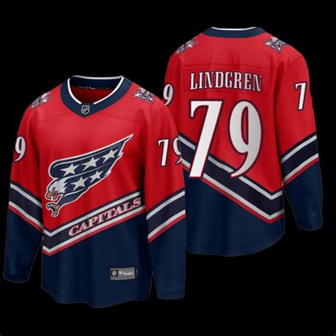 Men Charlie Lindgren #79 Washington Capitals Special Edition 2022 Red ...