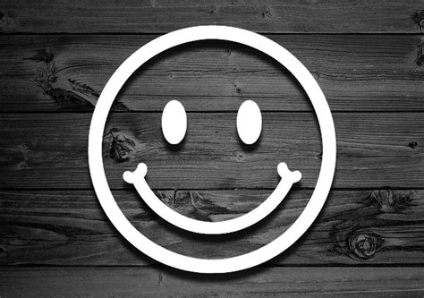 Smiley Face Vinyl Decal Tumbler Decal Smiley Face Sticker | Etsy ...