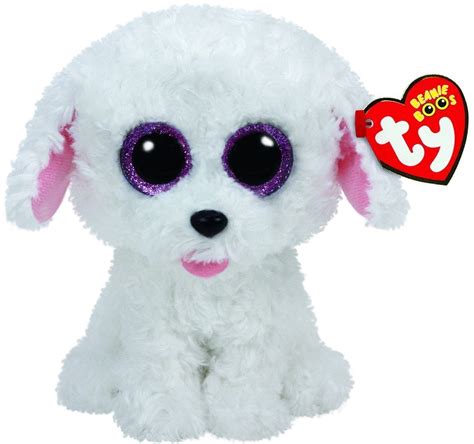 TY Beanie Boos - Pippie the White Dog (Glitter Eyes) Small 6" Plush - Walmart.com - Walmart.com