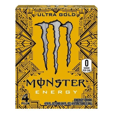 Monster Energy Ultra Gold - 4pk/16 Fl Oz Cans : Target