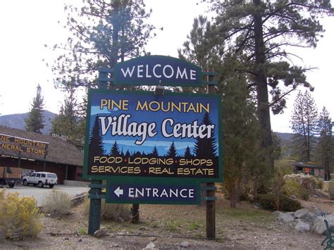 Pine Mountain Club, CA : Pine Mountain Club Welcome Sign photo, picture, image (California) at ...