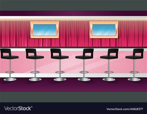 Night out bar background scene Royalty Free Vector Image