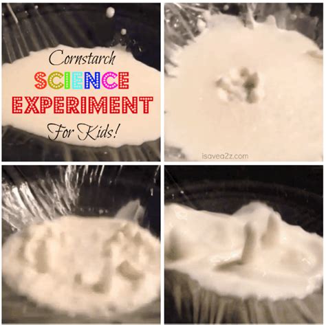 Fun Cornstarch Science Experiment for Kids! - iSaveA2Z.com