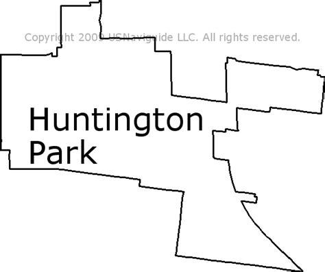 Huntington Park Zip Code Map | Australia Map