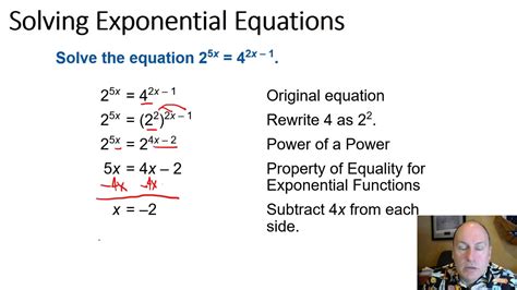 Exponential Equations Examples