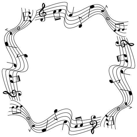 Music Notes Border Clipart