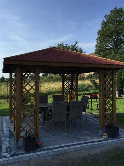 Altana drewniana Ewa 3000 x 3000 - Ogrodosfera.pl | Gazebo, Outdoor, Outdoor structures