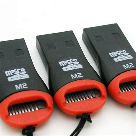 3 x USB 2.0 Micro SD Card Adapter Reader Writer SDHC MMC Micro Sd 2528c ...